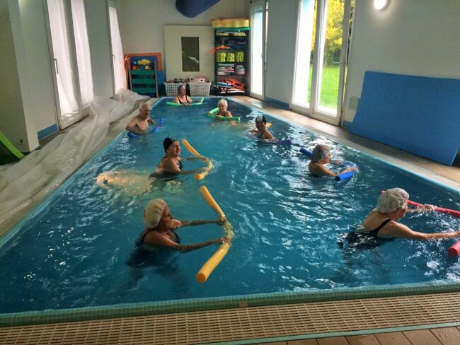 ginnastica dolce in acqua